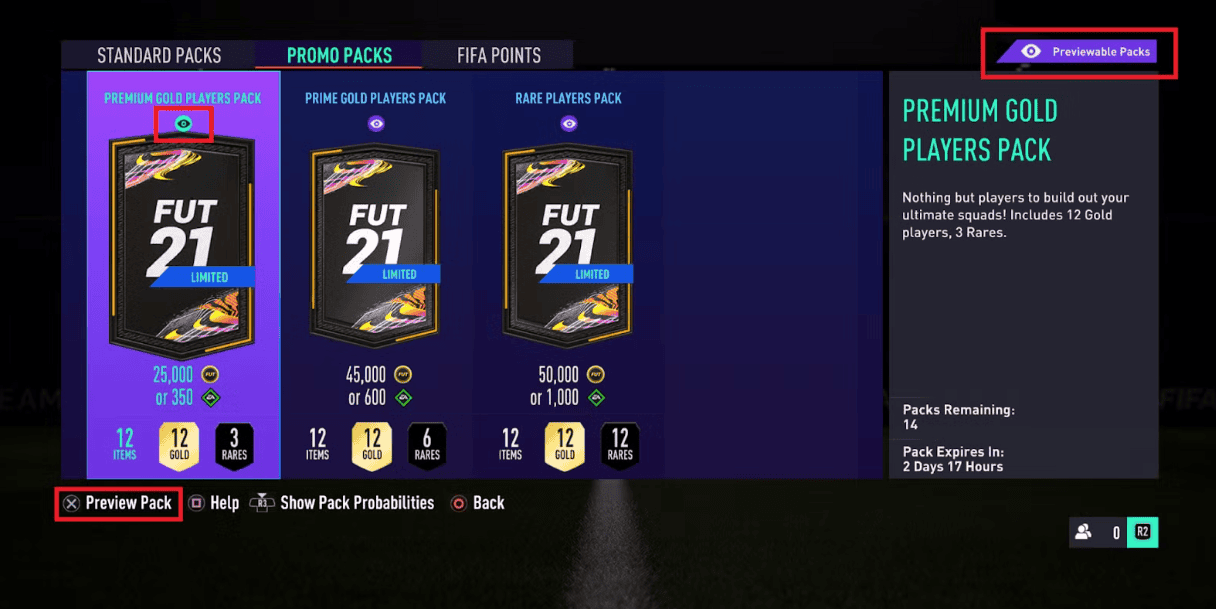 Foto mekanisme Loot Box di game FIFA Ultimate Team